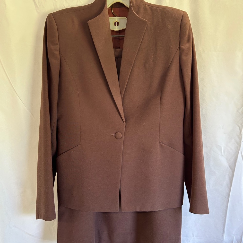 Kasper Brown Blazer Suit Jacket